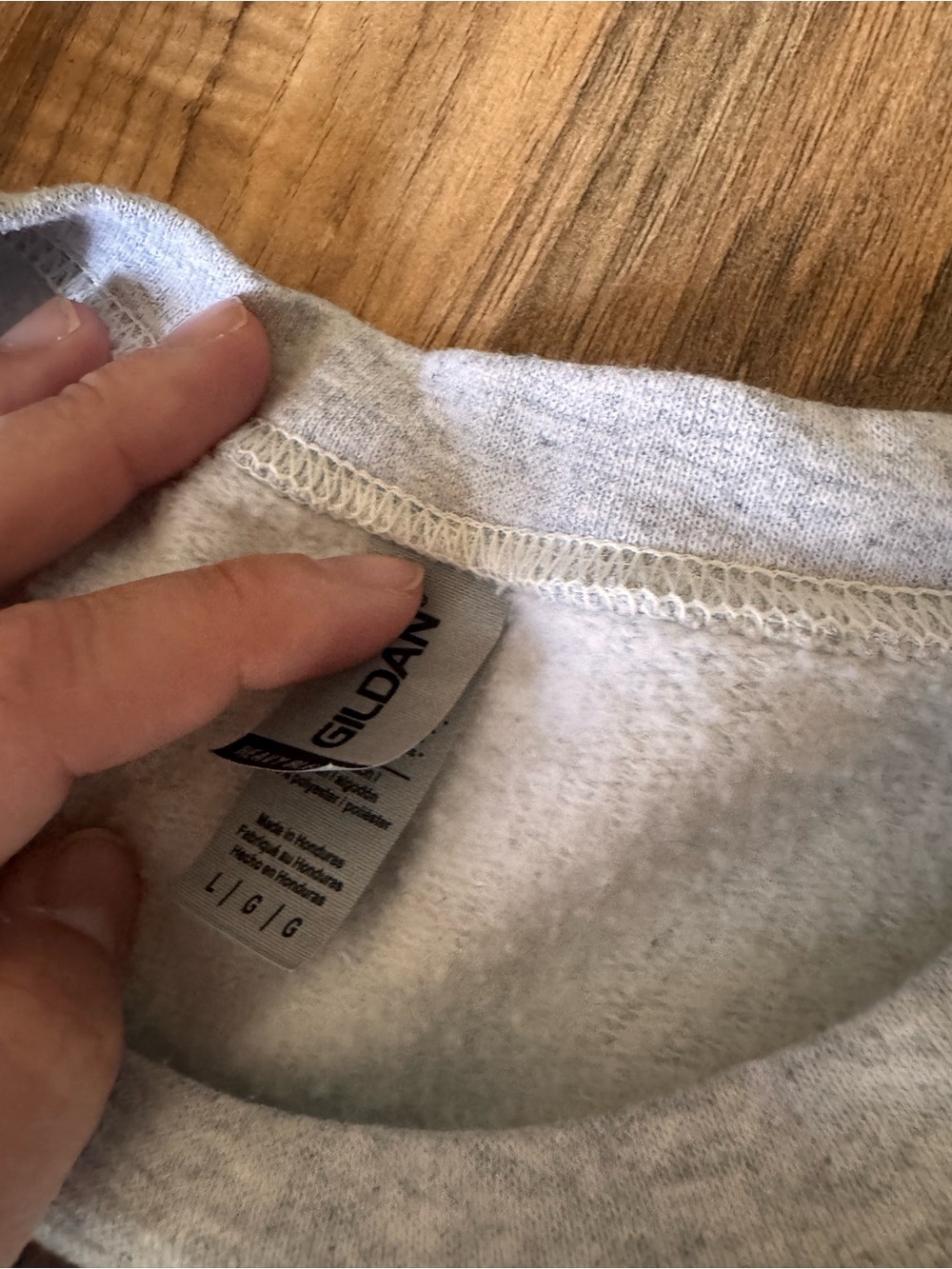 Fall Graphic Sweatshirt - Light Gray - Picture 5 of 5